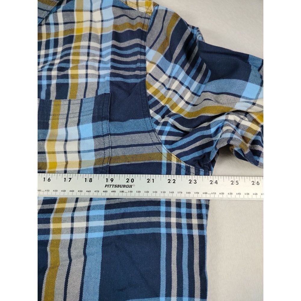 Alpine Design Shirt Mens Large Multicolor Flannel Plaid Gorpcore Cottagecore‎ - Picture 10 of 11